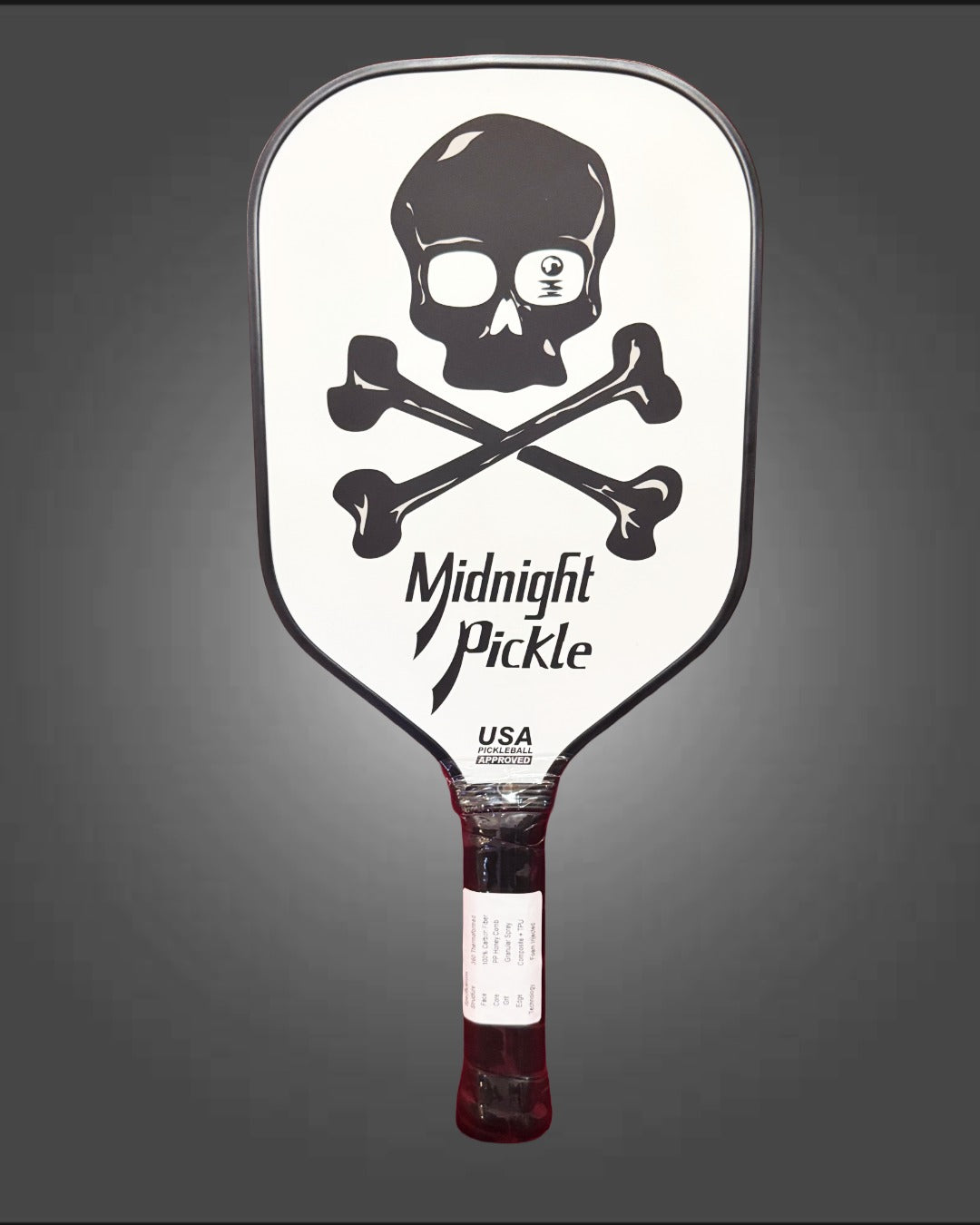 NEW 2026 Midnight ELITE - Honeycomb Core Pickle Paddle - White